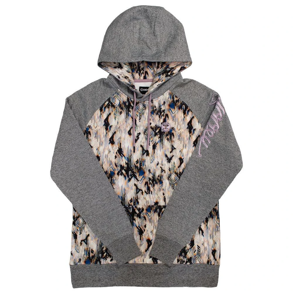 'Hooey' Women's "Maya" Hoody - Tan / Black Aztec