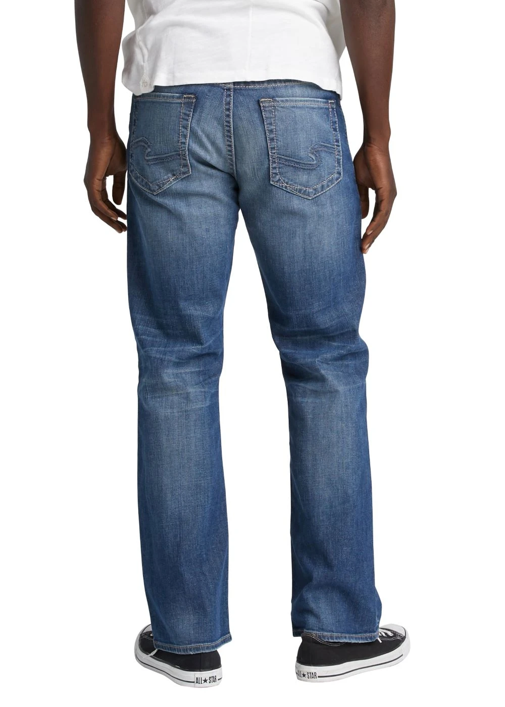 'Silver Jeans' Men's Craig Bootcut - Medium Dark Indigo - Image 2