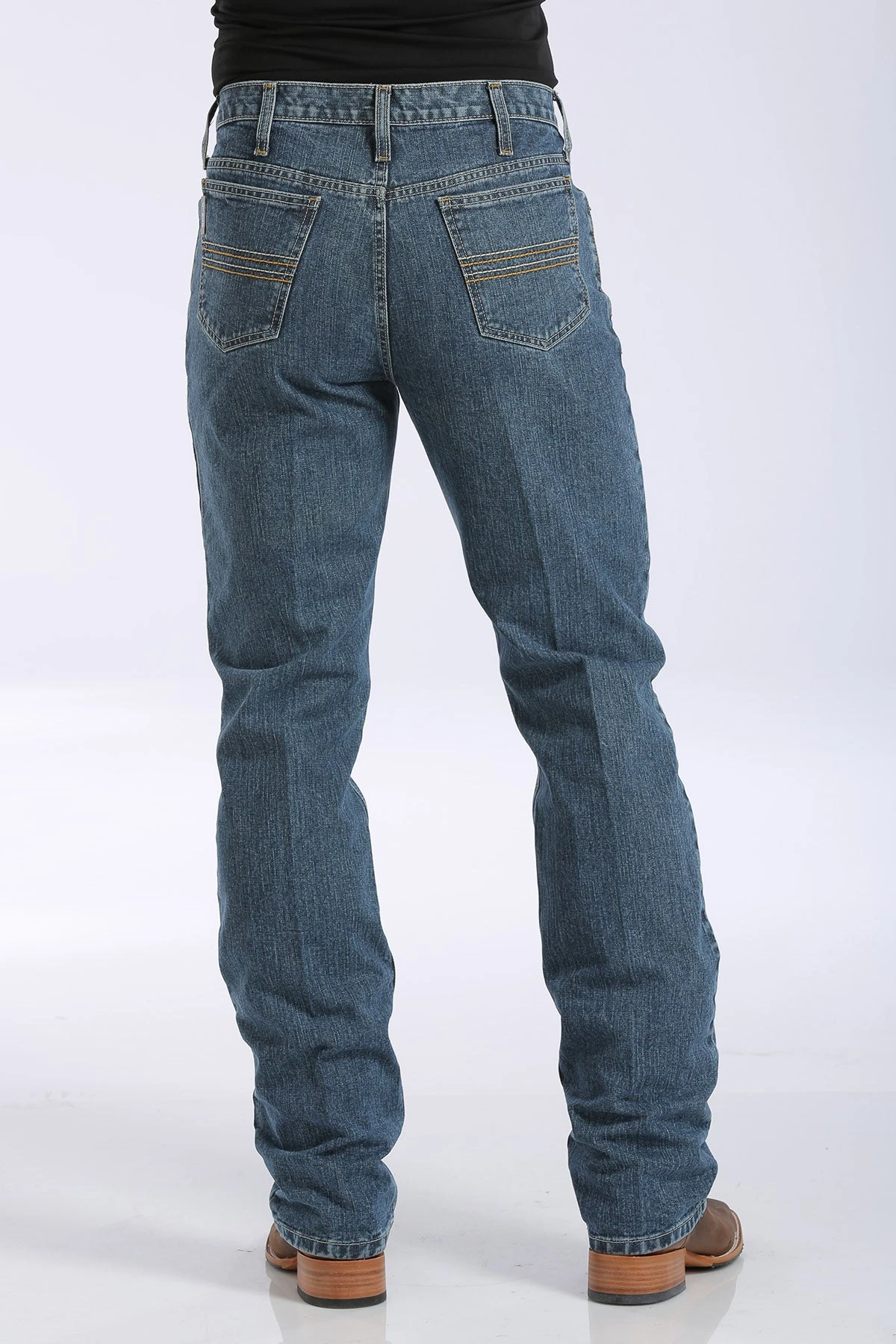 'Cinch' Men's Silver Label Slim Fit - Medium Stonewash - Image 3