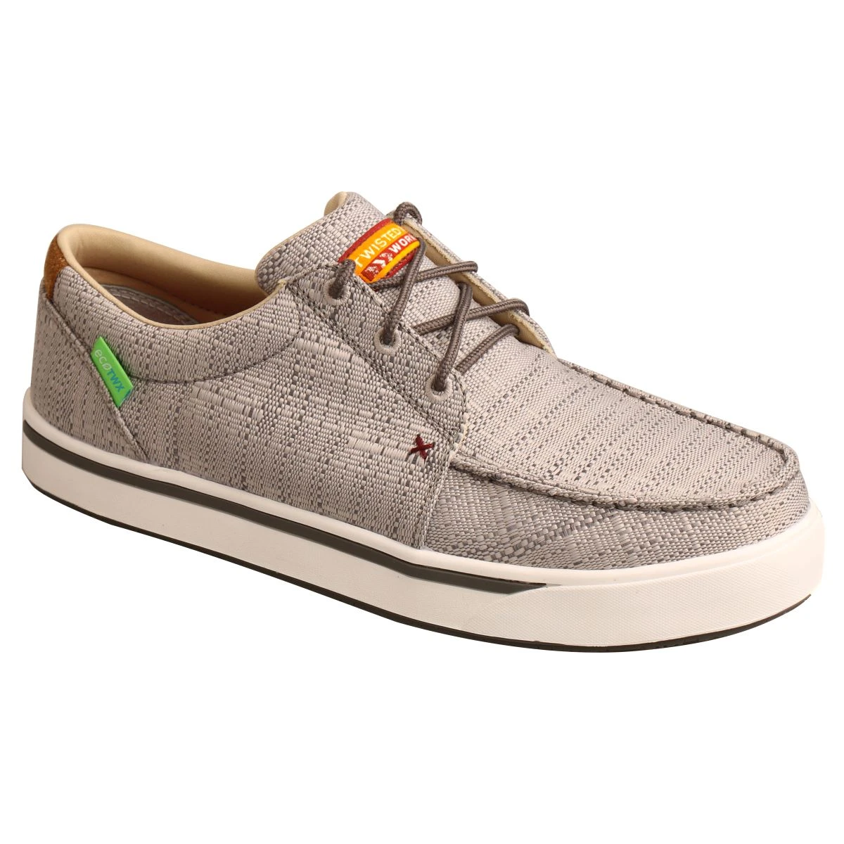 'Twisted X' Men's Work Nano Toe Kicks EH Comp Toe - Light Grey - Image 2