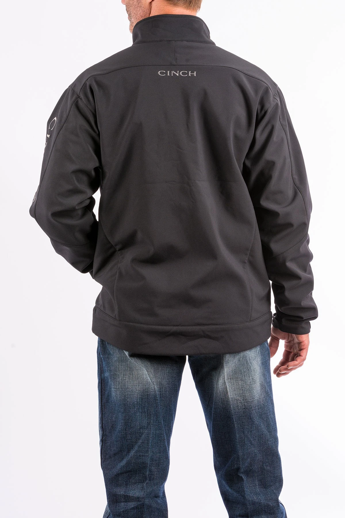 'Cinch' Men's Concealed Carry Bonded Logo Jacket - Black - Image 5