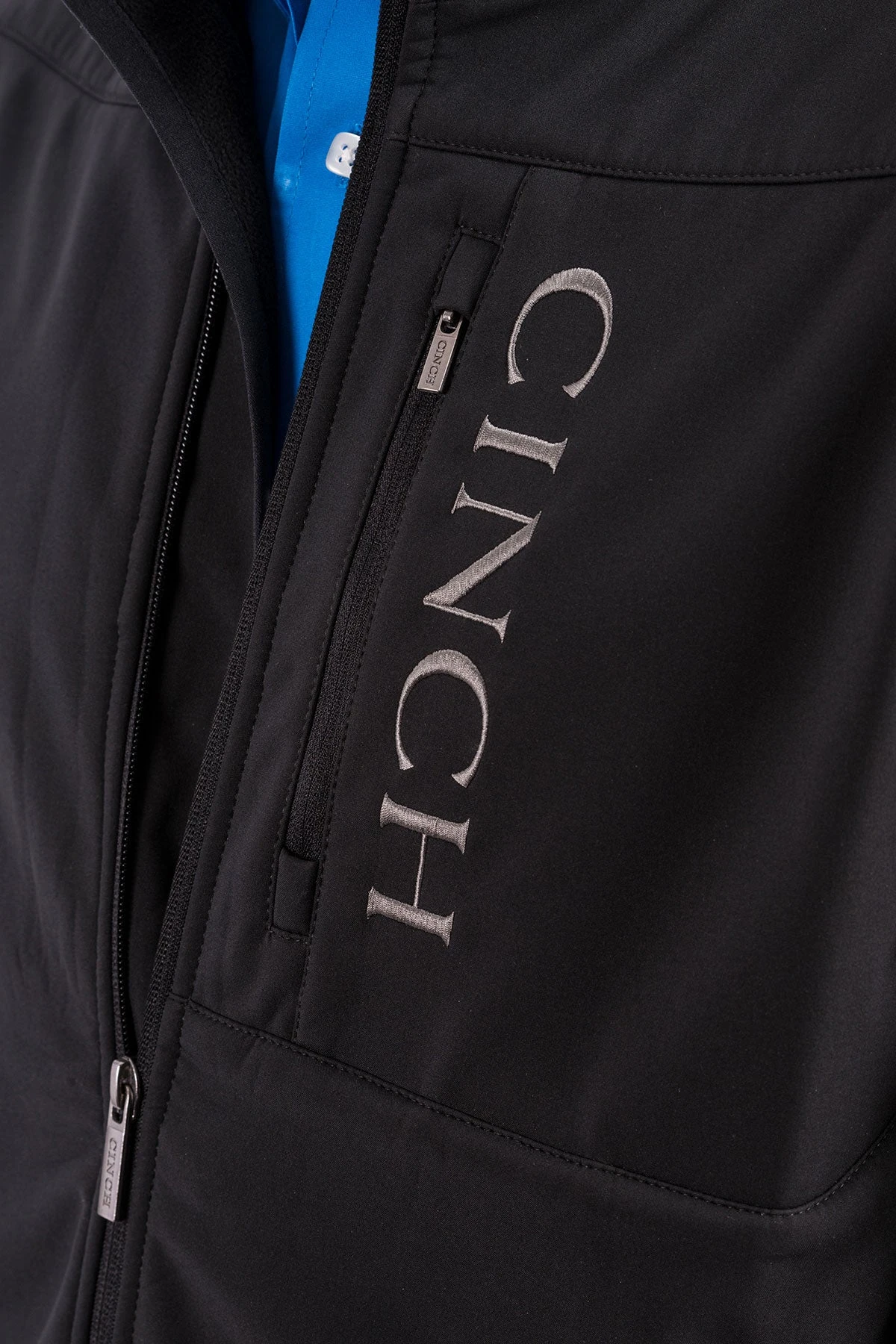 'Cinch' Men's Concealed Carry Bonded Logo Jacket - Black - Image 3