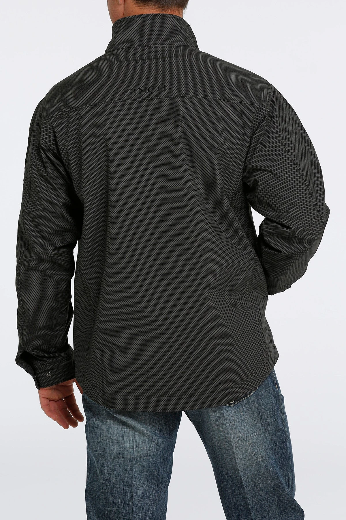'Cinch' Men's Concealed Carry Bonded Jacket - Brown - Image 3