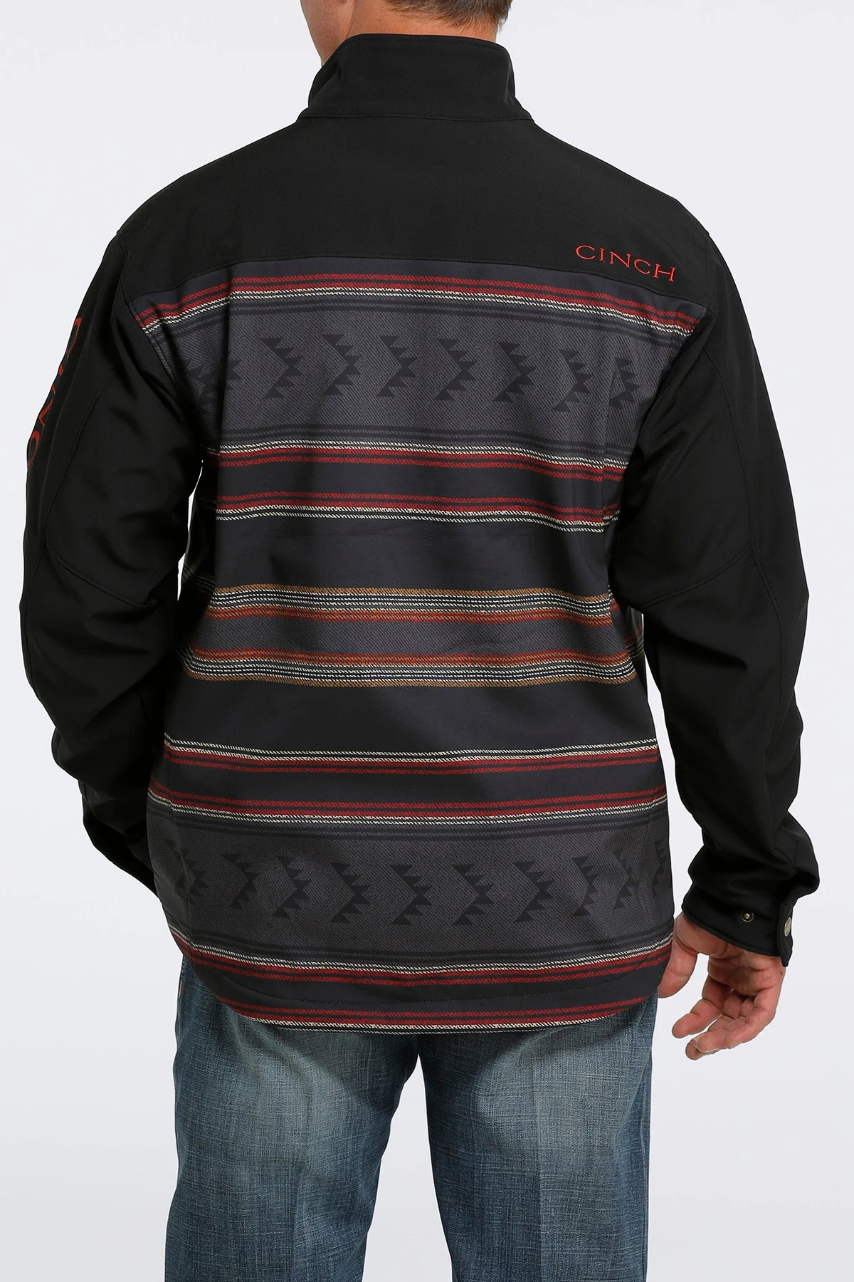'Cinch' Men's Concealed Carry Bonded Jacket - Black - Image 4