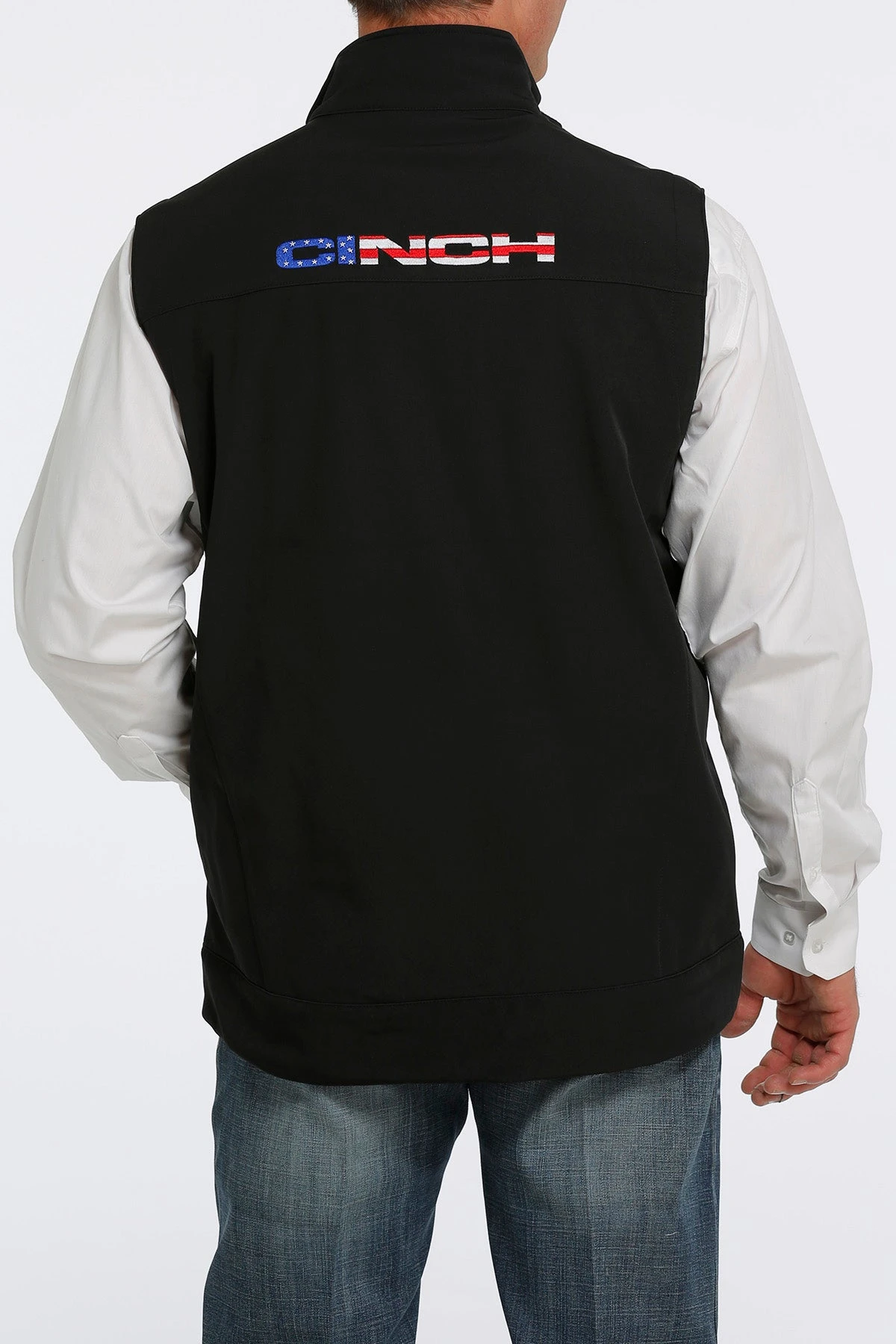 'Cinch' Men's Concealed Carry Bonded Vest - Black - Image 2
