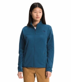 'The North Face' Women's TKA Glacier Full Zip - Monterey Blue