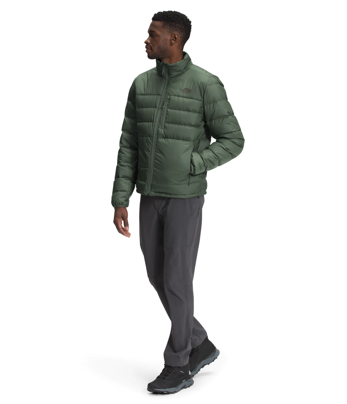 'The North Face' Men's Anconcagua 2 Jacket - Thyme - Image 3