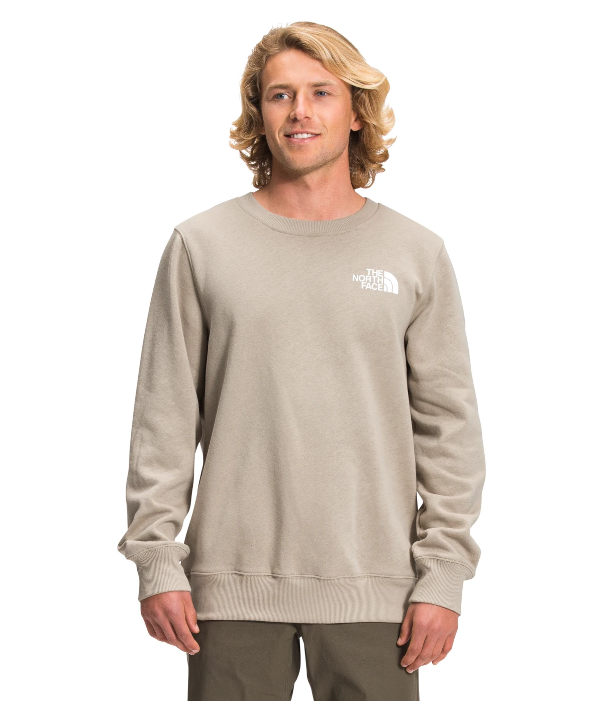 'The North Face' Men's Box NSE Crew Sweatshirt - Flax - Image 2
