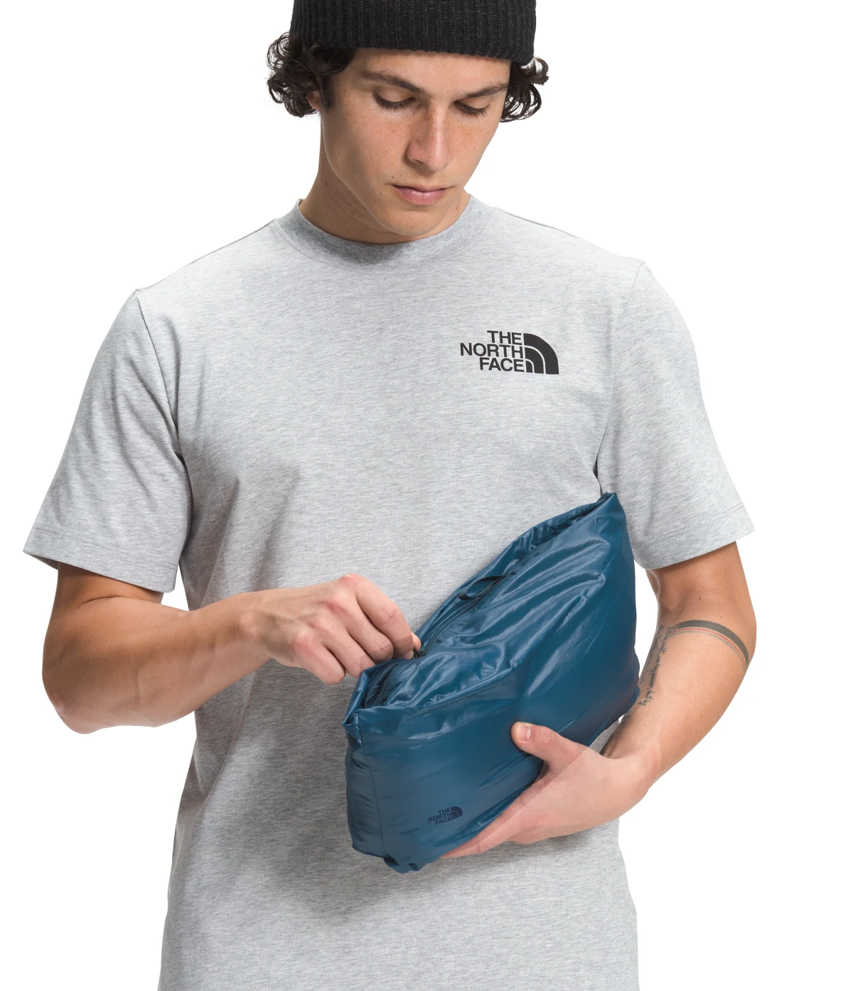 'The North Face' Men's Thermoball Eco Jacket - Monterey Blue - Image 4