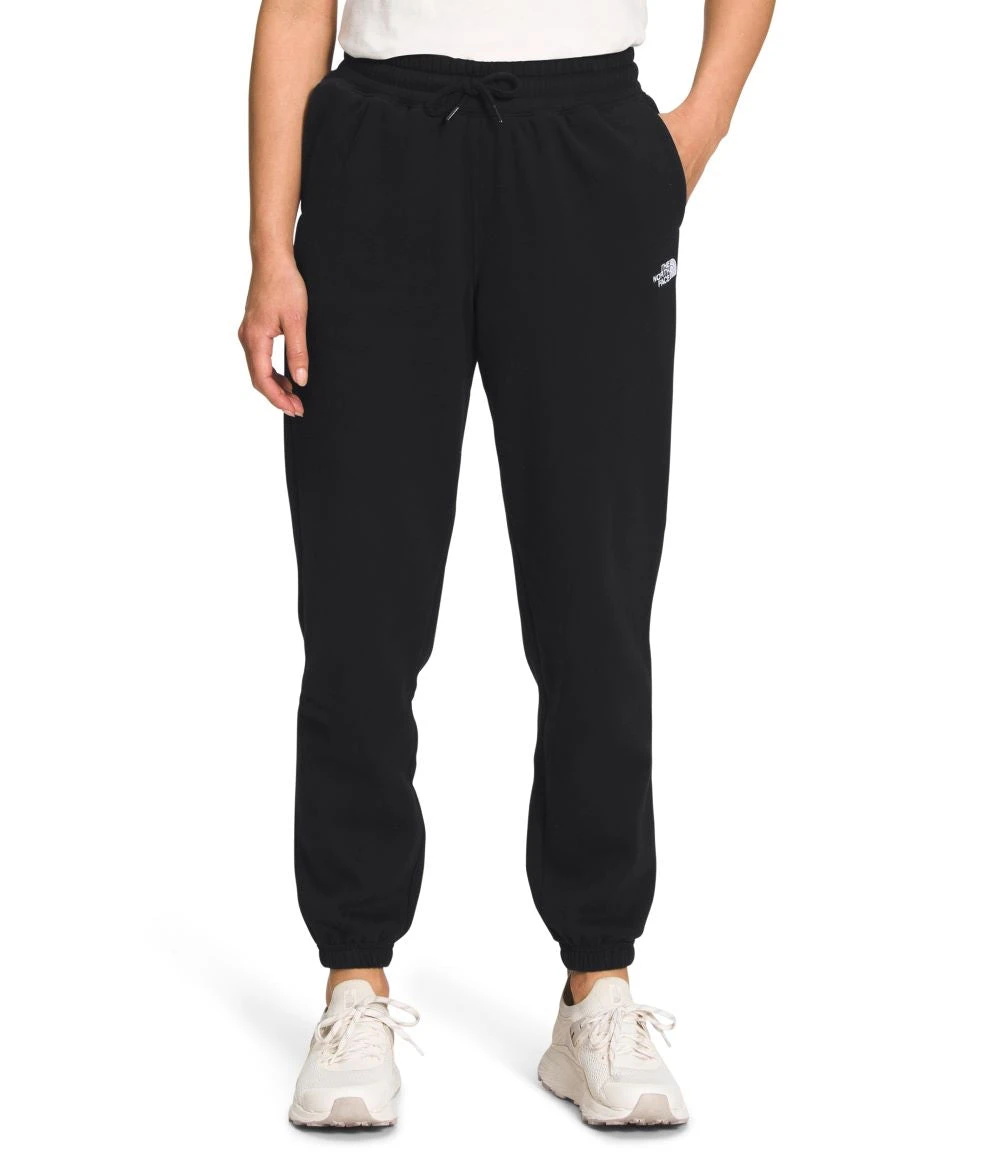 'The North Face' Women's Half Dome Fleece Sweatpants - TNF Black / TNF White - Image 2