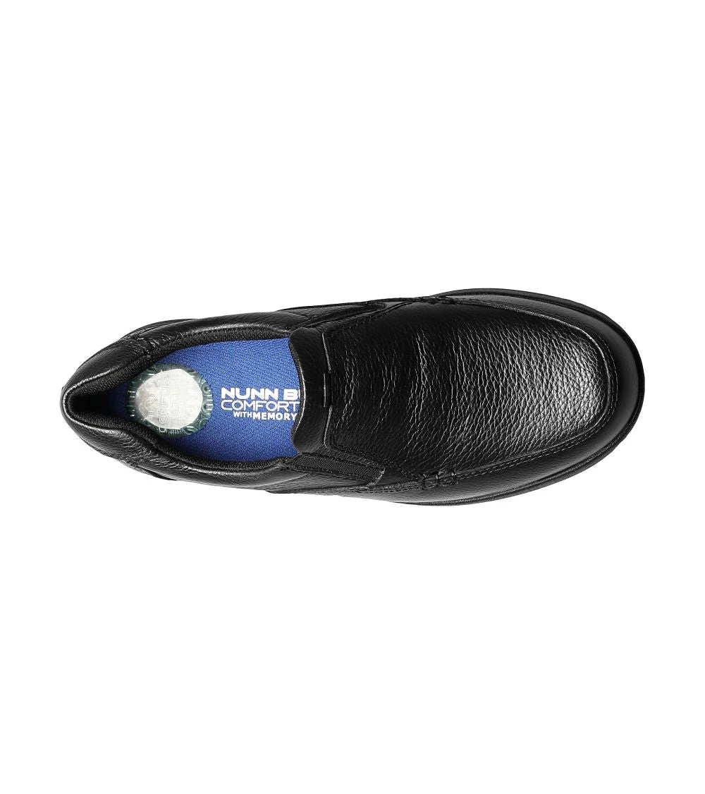 'Nunn Bush' Men's Cam Moc Toe Slip On - Black - Image 2