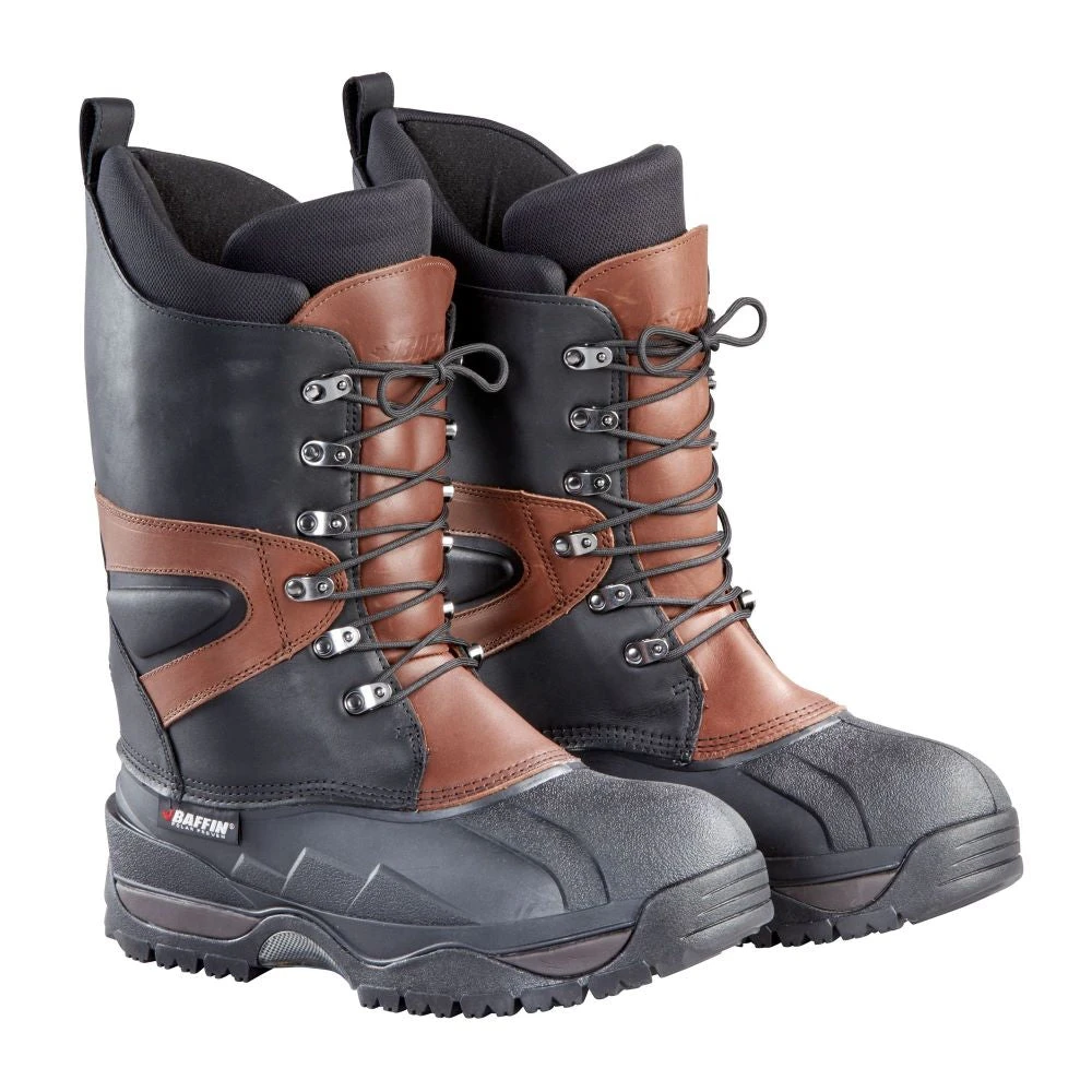 'Baffin' Men's Apex Insulated WP Boot - Black / Bark - Image 4