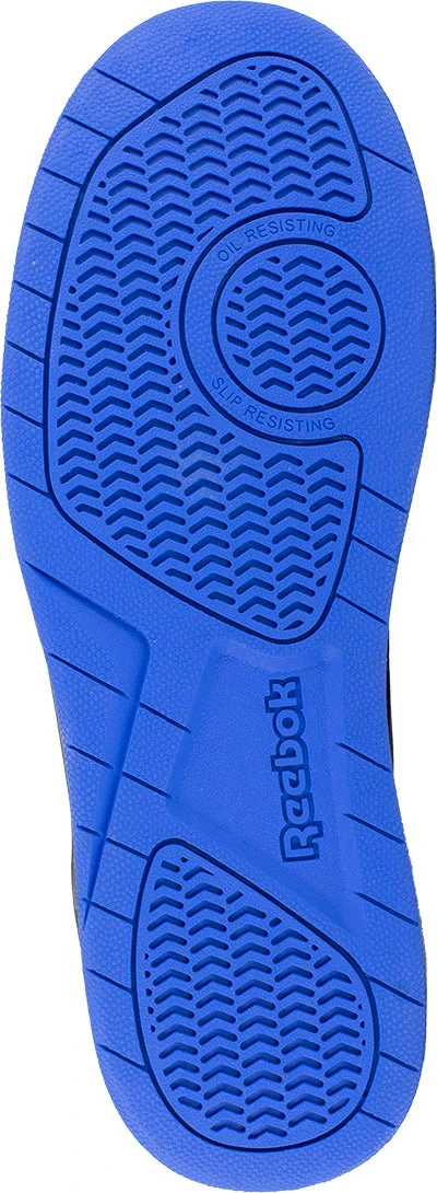 'Reebok' Men's High Top MetGuard EH Comp Toe - Black / Blue - Image 2