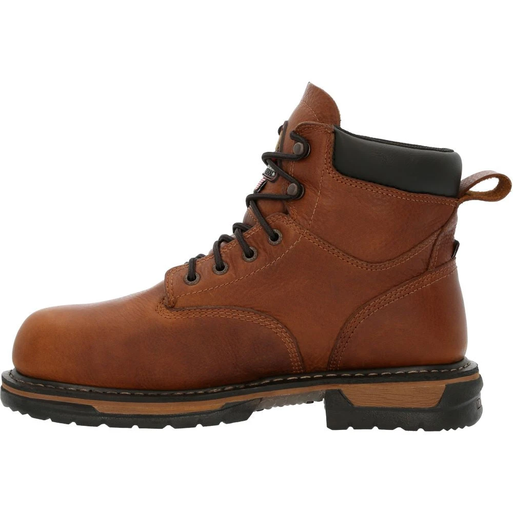 'Rocky' Men's 6" Ironclad MetGuard EH WP Steel Toe - Brown - Image 5