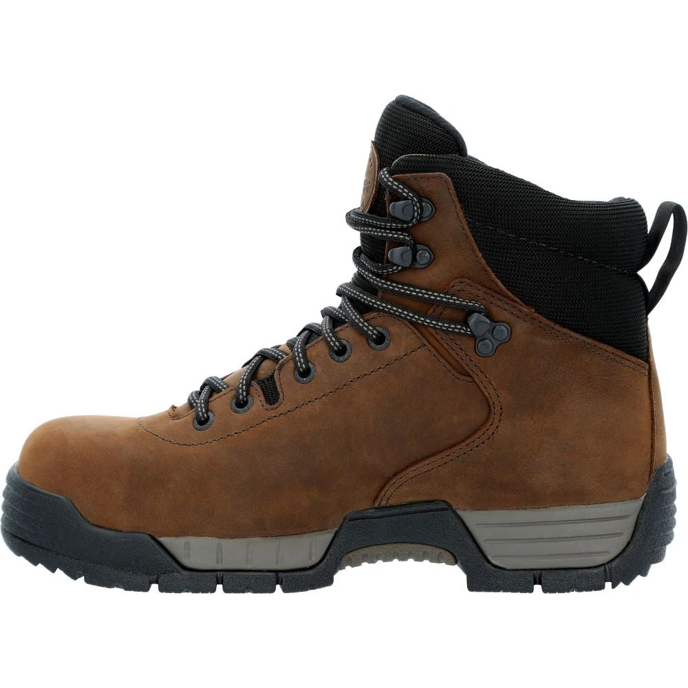 'Rocky' Men's 6" MobiLite EH WP Comp Toe - Dark Brown - Image 7