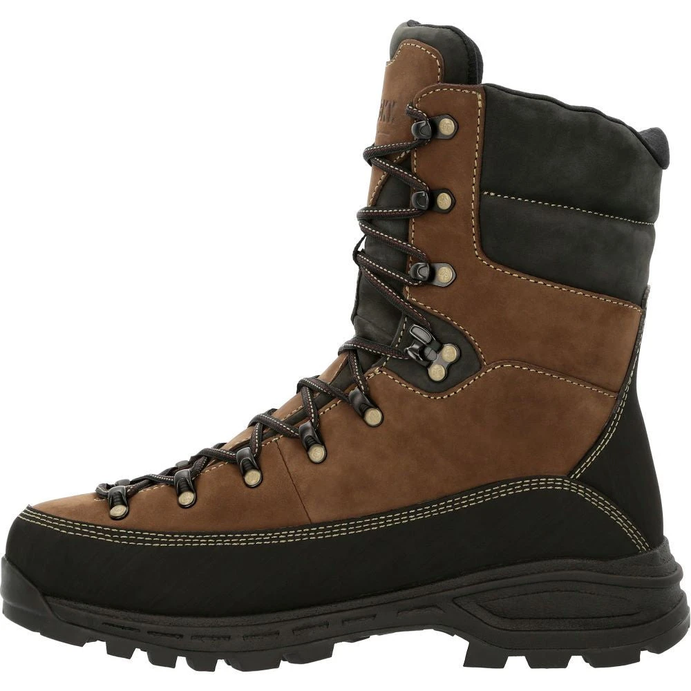 'Rocky' Men's 10" MTN Stalker Pro 400GR WP Hunting - Brown / Black - Image 7