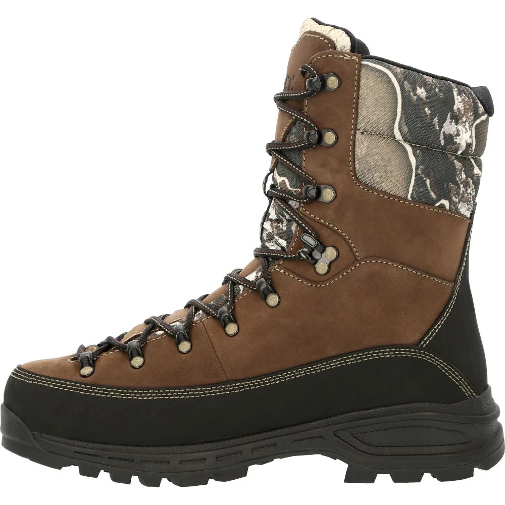 'Rocky' Men's 10" MTN Stalker Pro 800GR WP Hiker - Brown / Black /Realtree ™ - Image 7