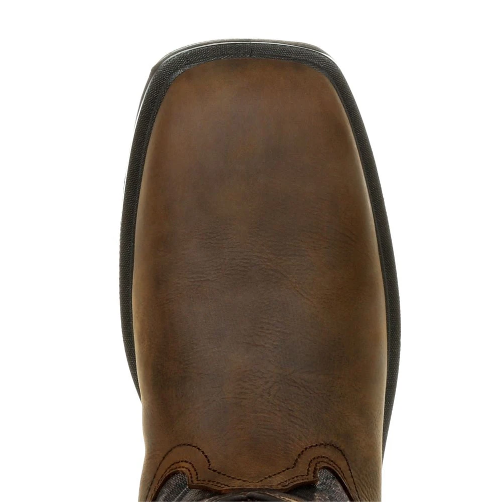'Rocky' Men's 11" Worksmart 400G WP Western Soft Toe - Realtree Timber - Image 2