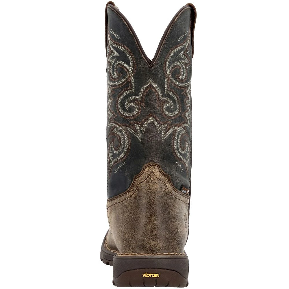 'Rocky' Men's 11" Legacy 32 EH WP Western Square Toe - Brown - Image 5