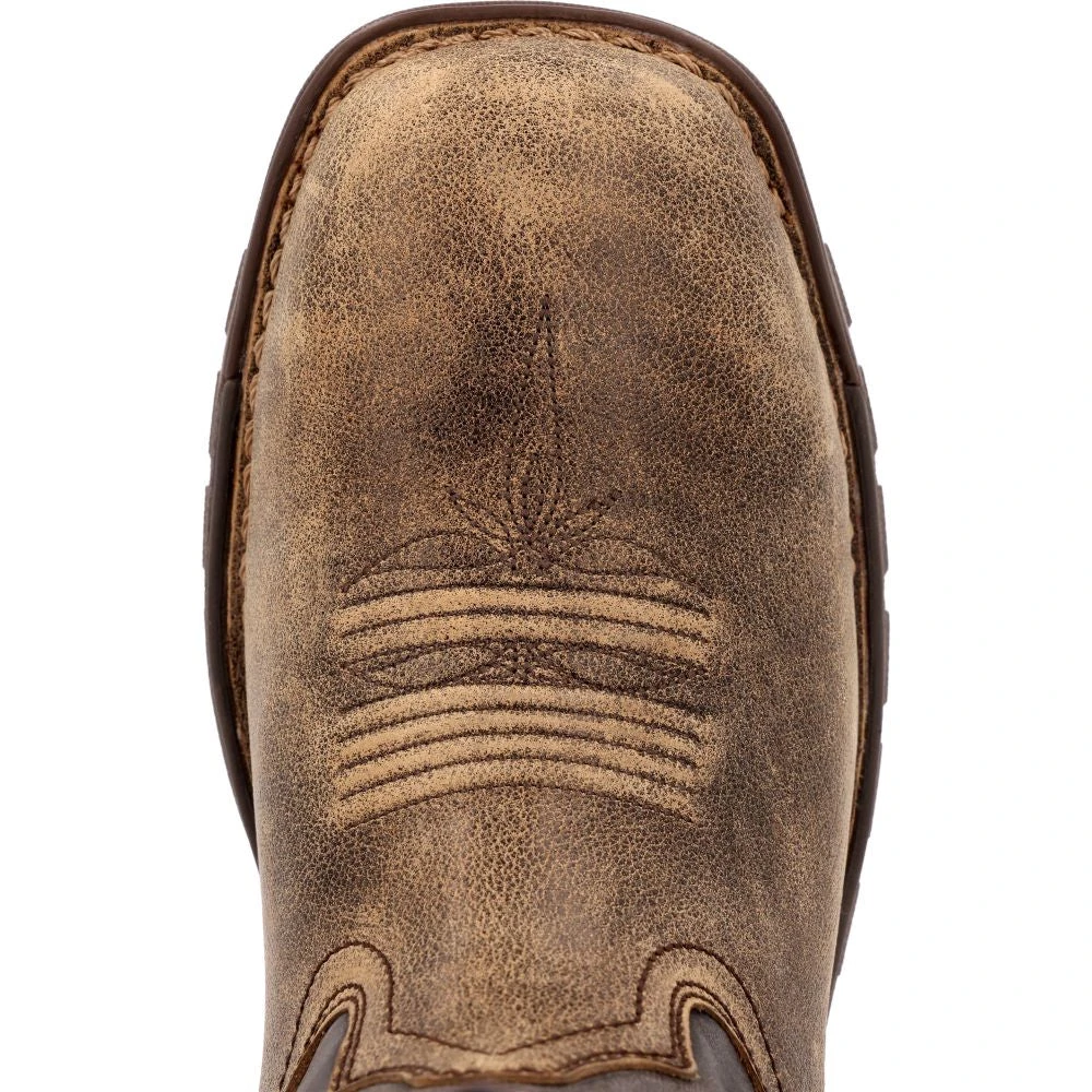 'Rocky' Men's 11" Legacy 32 EH WP Western Square Toe - Brown - Image 2