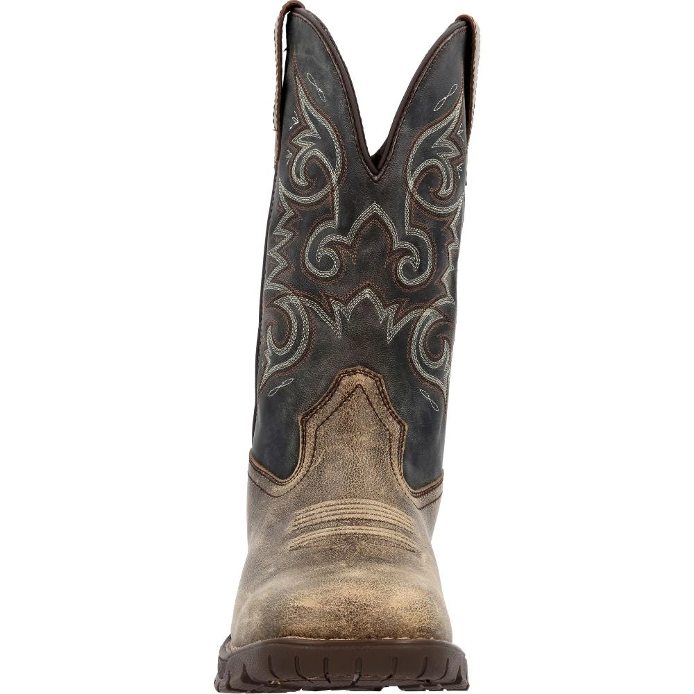 'Rocky' Men's 11" Legacy 32 EH WP Western Square Toe - Brown - Image 4