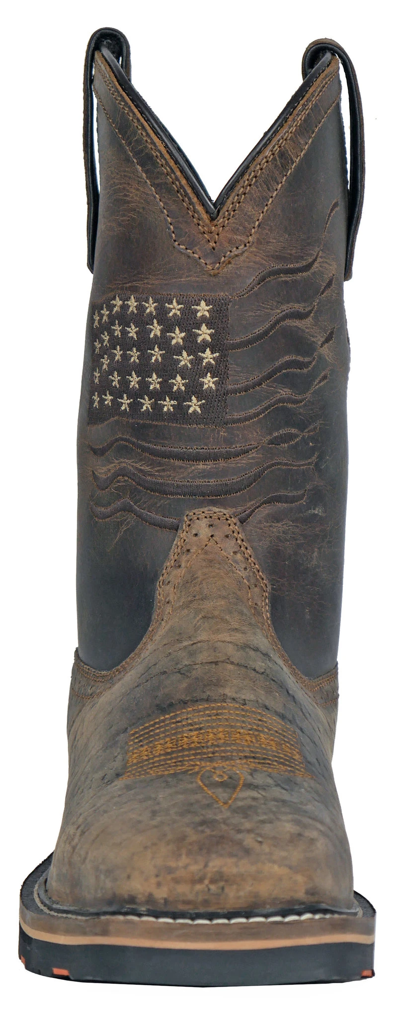 'Hoss Boots' Men's Rushmore Western EH Soft Toe - Rancher Brown - Image 4