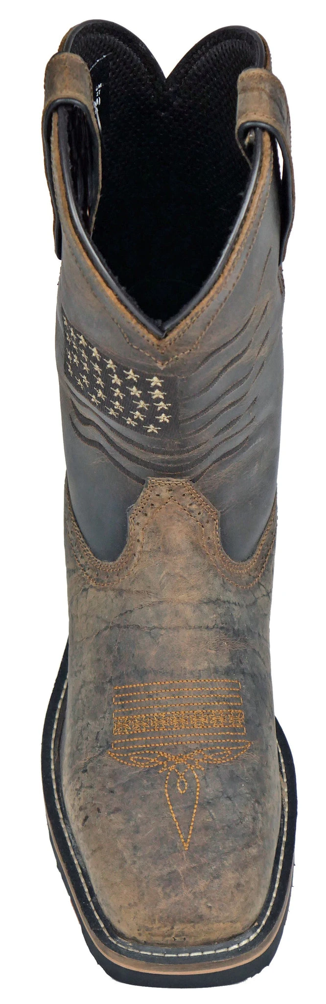 'Hoss Boots' Men's Rushmore Western EH Soft Toe - Rancher Brown - Image 2