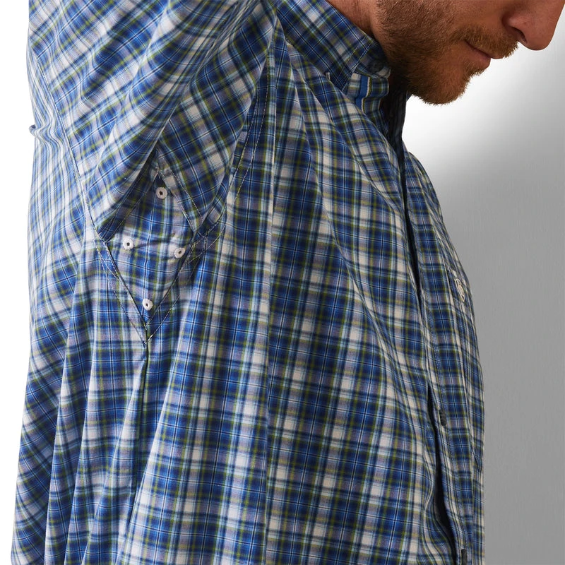 'Ariat' Men's Pro Series Team Samson Classic Fit Button Down - Blue - Image 4