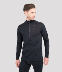 'Terramar' Men's 3.0 Ecolator® Performance Half Zip - Black