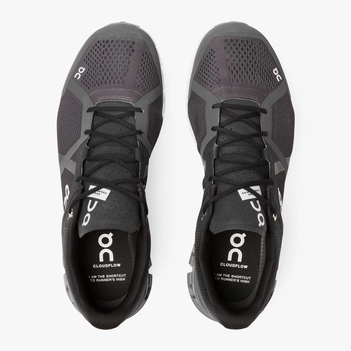 'On Running' Men's Cloudflow - Black / Asphalt - Image 2