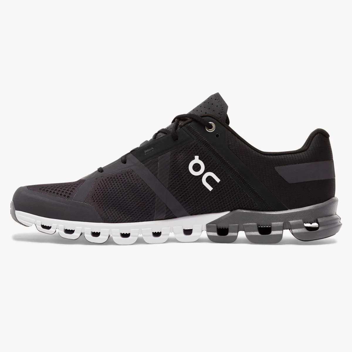'On Running' Men's Cloudflow - Black / Asphalt - Image 6