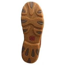 'Twisted X' Men's 4" Chelsea Basket Weave Driving Moc - Oiled Saddle - Image 4