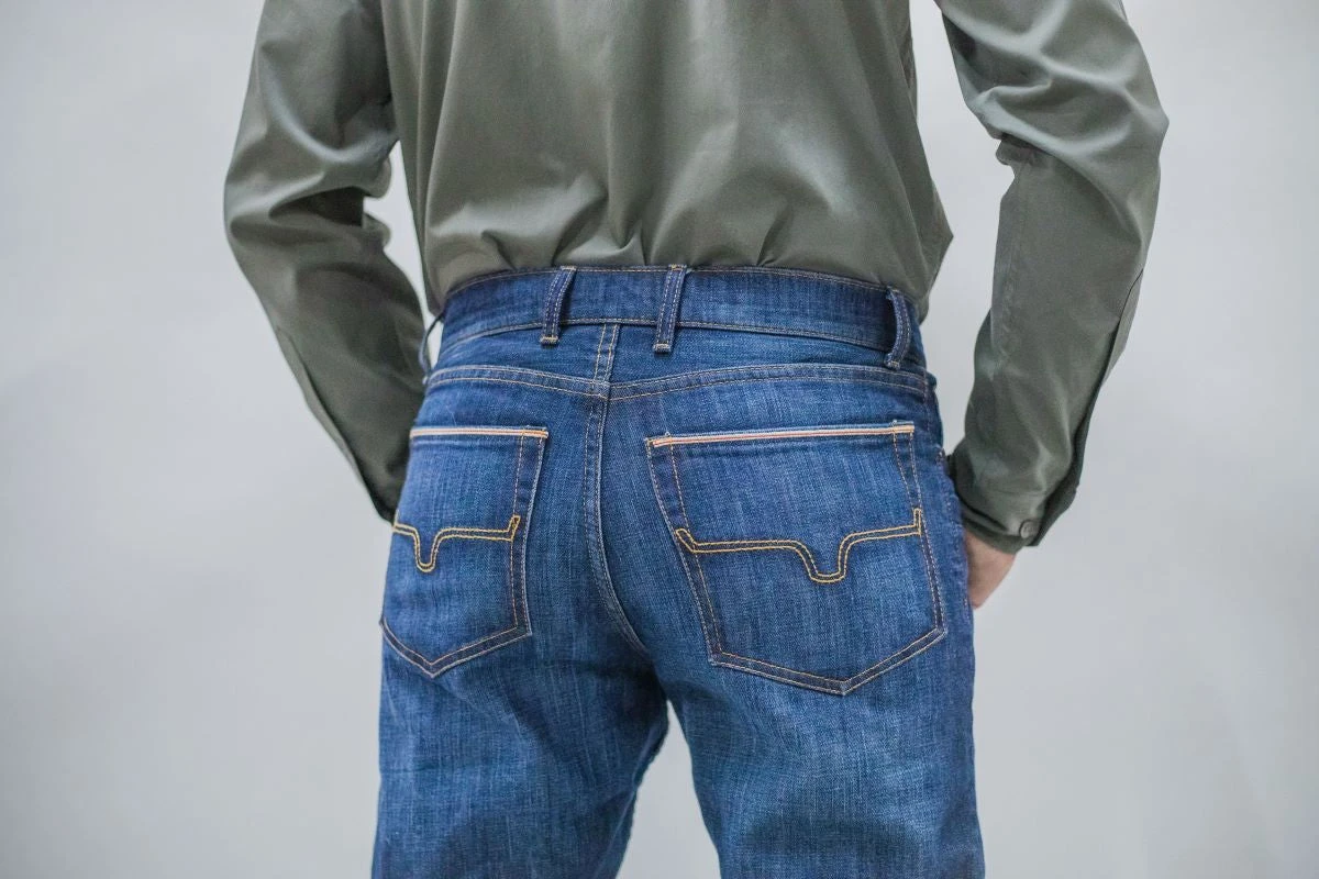 'Kimes Ranch' Men's Roger Jeans - Indigo - Image 4