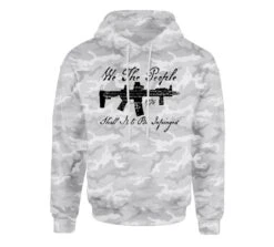 'Howitzer' Men's Infringed PO Hood - White Camo