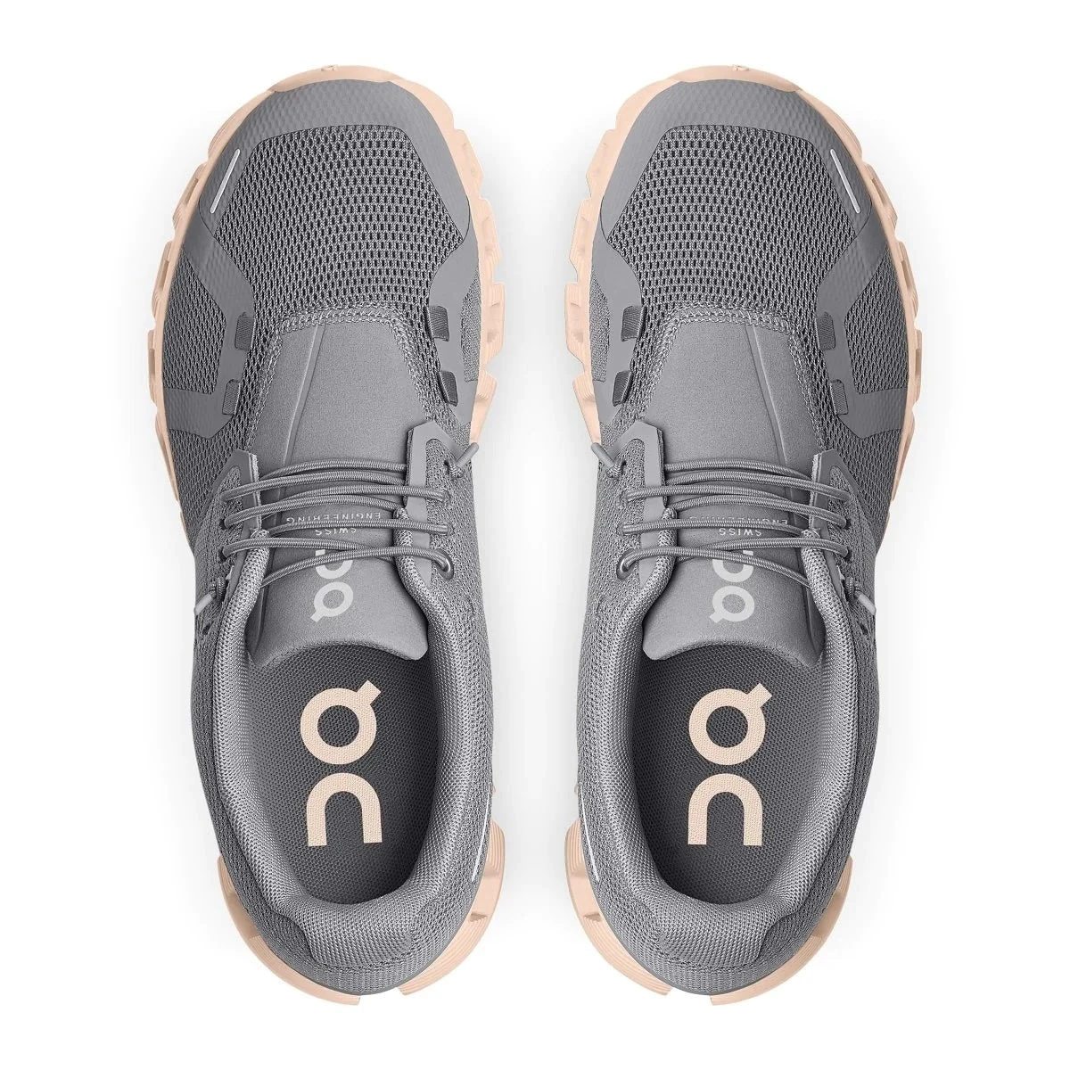 'On Running' Women's Cloud 5 - Zinc / Shell - Image 2