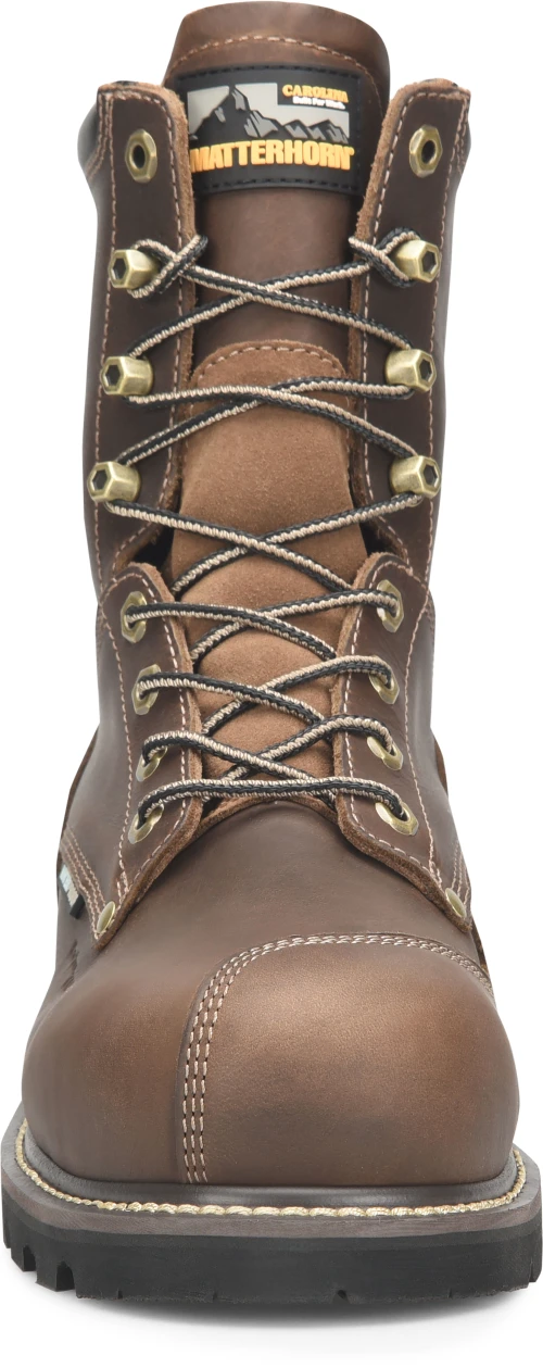 'Matterhorn' Men’s 8” Corvus EH WP Comp Toe - Brown - Image 4