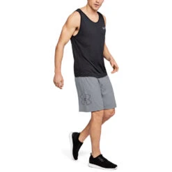 'Under Armour' Men's Tech Graphic Shorts - Steel