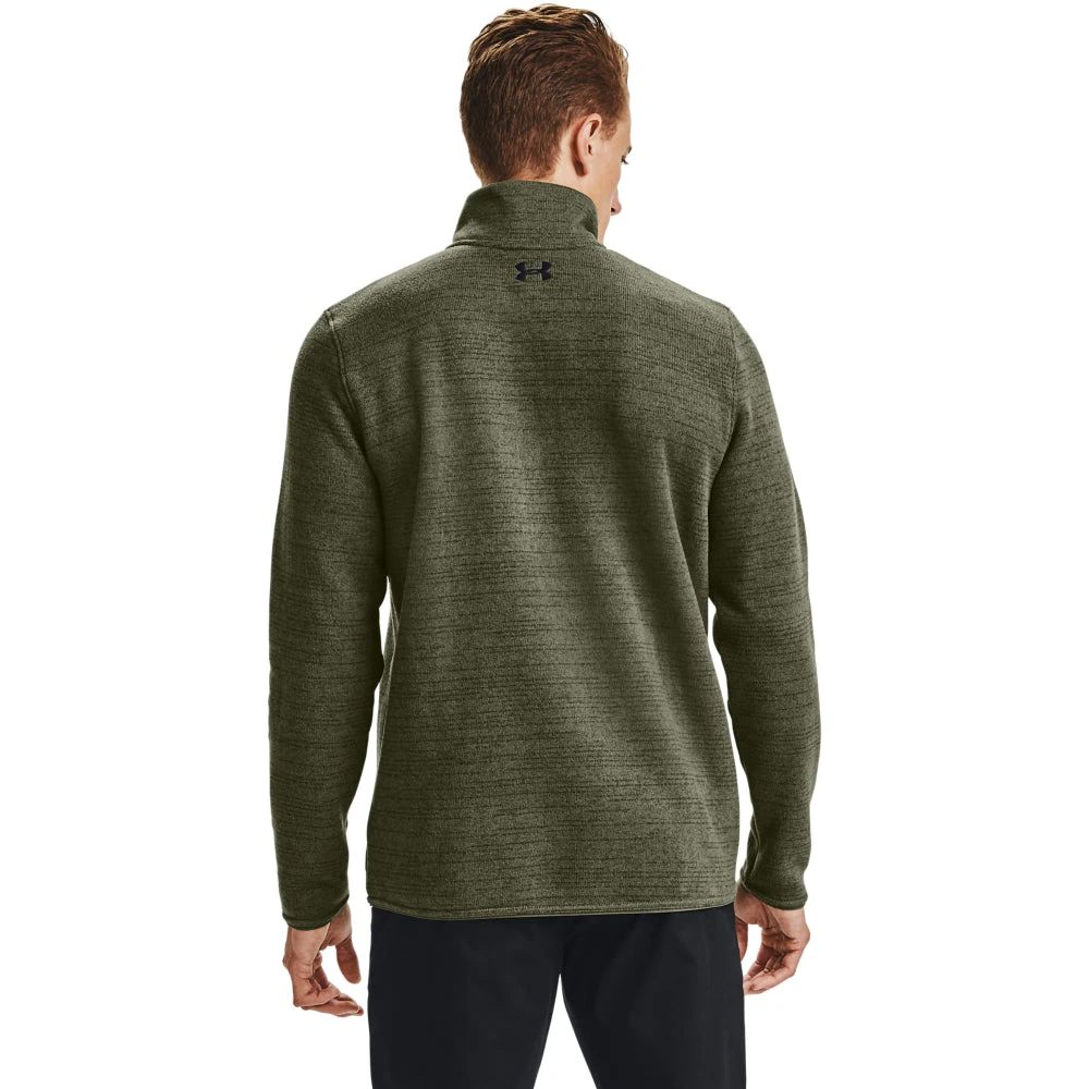 'Under Armour' Men's Specialist Henley 2.0 - Marine OD Green / Black - Image 2