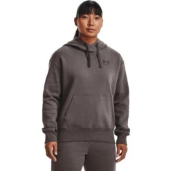 'Under Armour' Women's Rival Fleece Oversized Hoodie - Fresh Clay