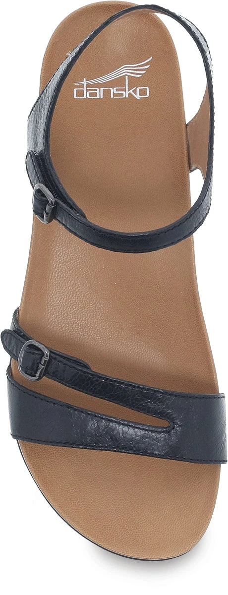 'Dansko' Women's Janelle - Black Glazed Kid Leather - Image 4